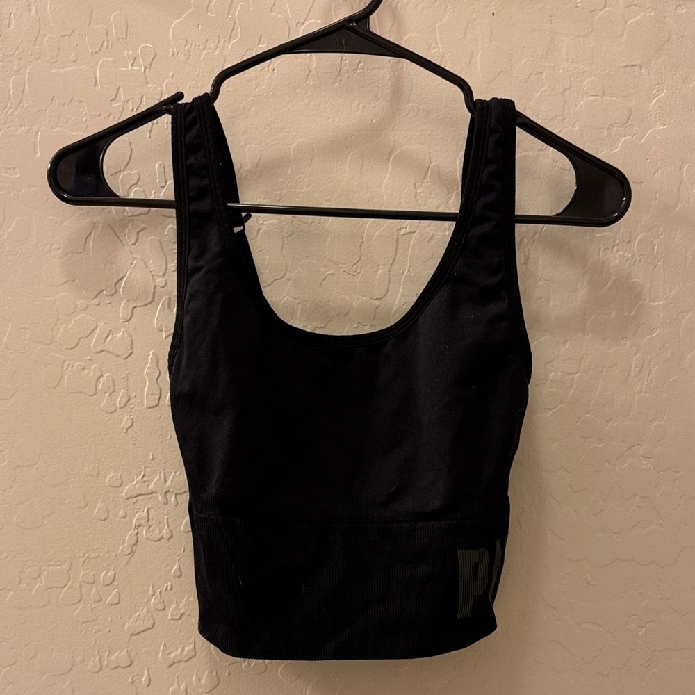 Victoria’s Secret Black Crop Top Sports Bra